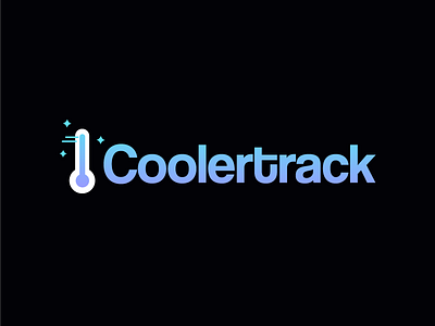 Coolertrack cold cooler logo thermometer