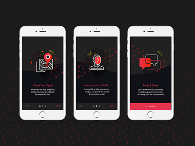 Fever App Onbording screens onboarding onboarding ui uidesign