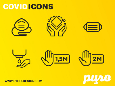 FREE WASH HANDS / COVID-19 ICONS corona coronavirus covid 19 covid 19 facemask icon illustration