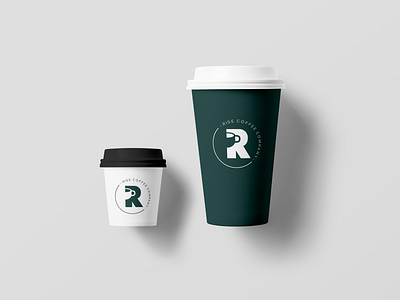 Rise Coffee Company brand identity branding clean icon identity identitydesign logo
