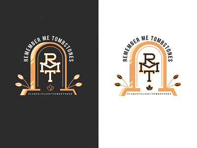 Remember Me Tombstones branding design graphic design identity illustration logo tombstone vector