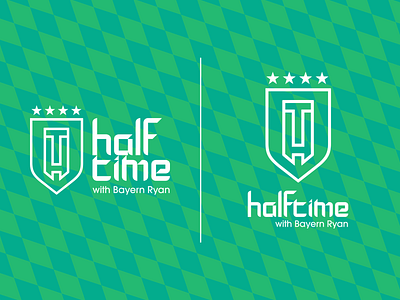 Halftime logo (2017) branding clean design flat icon identity illustration illustrator lettering logo type typography vector