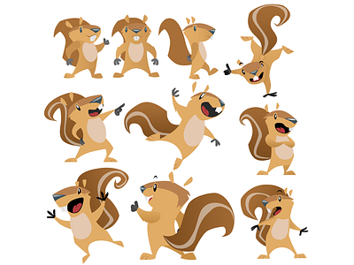 Squirrel mascot (2014) branding characterdesign design identity illustration illustrator mascot mascot character vector