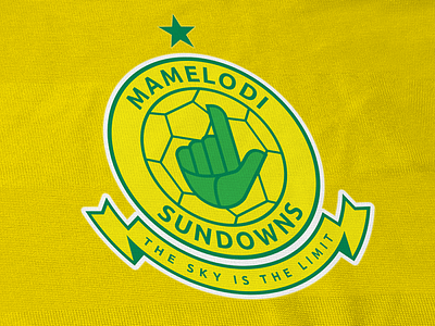 Mamelodi Sundowns logo rebrand (2019) branding clean design icon identity identitydesign illustration logo design logo mark mamelodi sundowns soccer logo sports branding sports logo vector