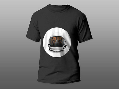 Dog Astronaut t-shirt design