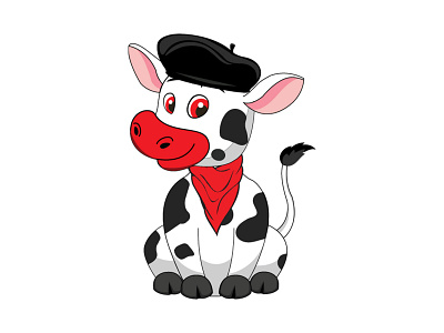 Cow illustration 3d animation app astronaut branding business card design cow cow illustration design dog facebook graphic design illustration logo logo design motion graphics stationary design typography ui vector