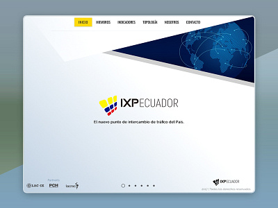 IXP Ecuador design internet site tech web