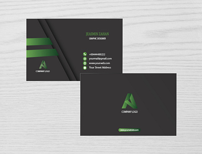 Official Card Business Card Company Card branding design graphic design illustration logo vector visitingcard