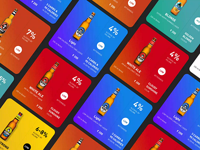 BIRA Listing Cards adobexd aftereffects android app clean ui colorful concept design designers dribbble best shot ecommerce figma listing motion design uxui