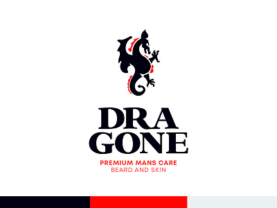 DRAGONE PREMIUM MANS SKIN CARE BRAND branding design designer graphic illustration logo logodesign vector