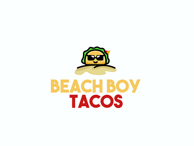 Beachboy Tacos design graphic illustration logo style vector