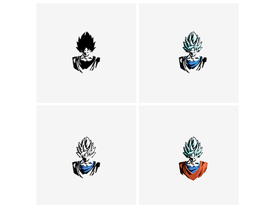 Goku Illustrations branding design designer graphic icon illustrations logo style vector