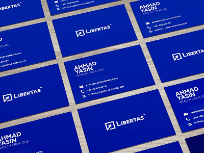 Libertas Visit Card branding business businesscards design designer graphic typography
