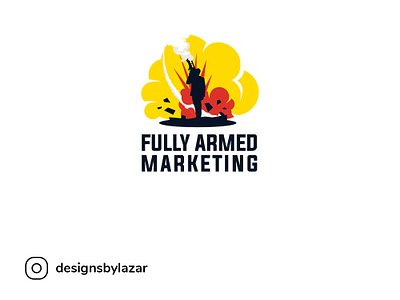 Fully Armed Marketing branding business design designer graphic icon illustration landingpage logo style vector website