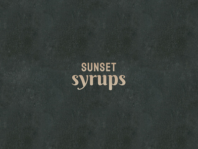 Logo Design // Sunset Syrups