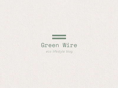 Logo Design // Green Wire