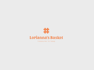 Logo Design // Lorianna's Basket branding dailylogochallenge design graphic design icon logo logotype minimal typography