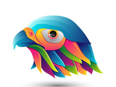 bird-gradient-colorful-logo
