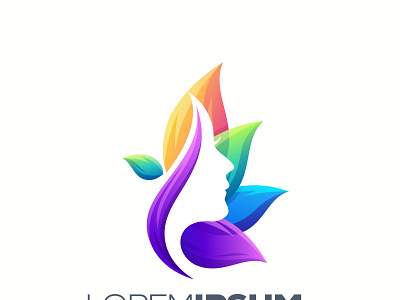 colorful woman logo