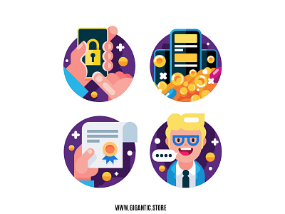 Flat Design Flat Design Business Icons Set cartoon character character design flat design graphic graphic design icon icon design icon set iconography icons illustraion illustration illustrator vector