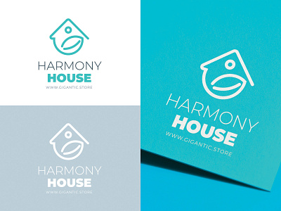 House and Leaf Logo Design Template For Your Brand brand brand design brand designer brand identity branding branding design designer graphic graphic design logo logo a day logo design logo designer logo mark logodesign logos logotype mark nature sign