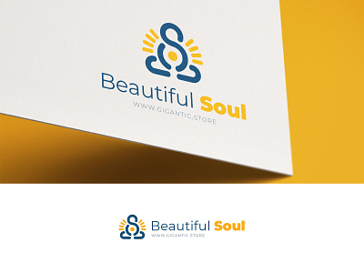 Logo Design Template for Meditation, Spiritual World and Yoga