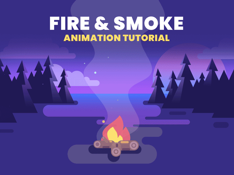2D Flame, Fire and Smoke Animation Tutorial by Mark Rise on Dribbble
