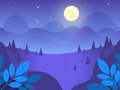 Night Background designs, themes, templates and downloadable graphic  elements on Dribbble