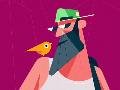 Clean Vector Character Design Illustration in Adobe Illustrator by Mark  Rise on Dribbble