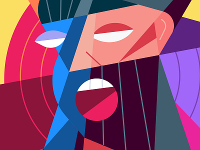 Vector Abstract Character Design Illustration