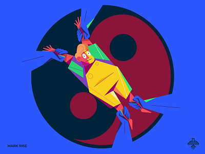 Vector Abstract Character Design Illustration, Adobe Illustrator