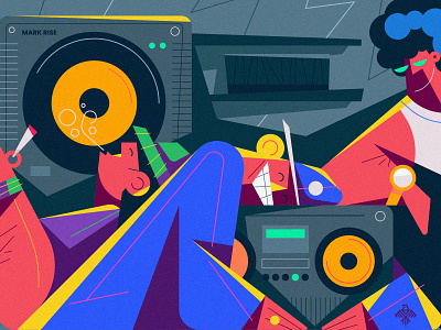 Vector Abstract Character Design Illustration, Adobe Illustrator by Mark  Rise on Dribbble