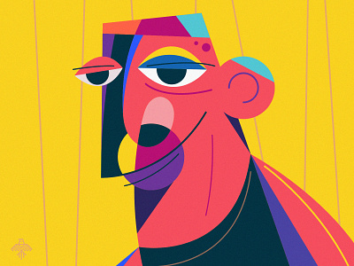 Vector Character Design Illustration, Adobe Illustrator Portrait
