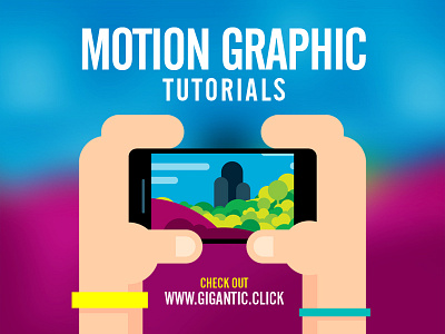 Easy and awesome motion graphic tutorial after effects animation hands motion graphic tutorial tutorials