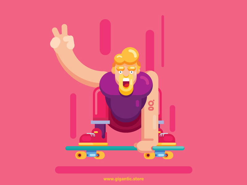  Flat Design Character Master Color Palette