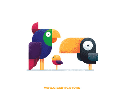 Flat Design Birds