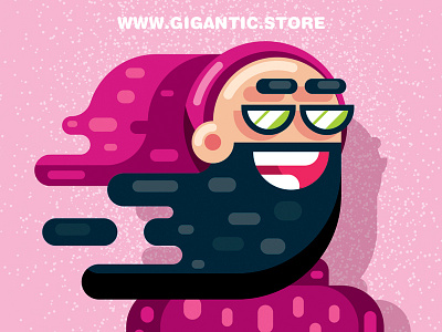 Flat Design Cartoon Face cartoon character face flat design game game design man person