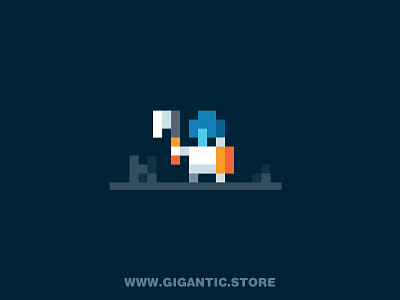 Pixel Art 2D Game Design Character