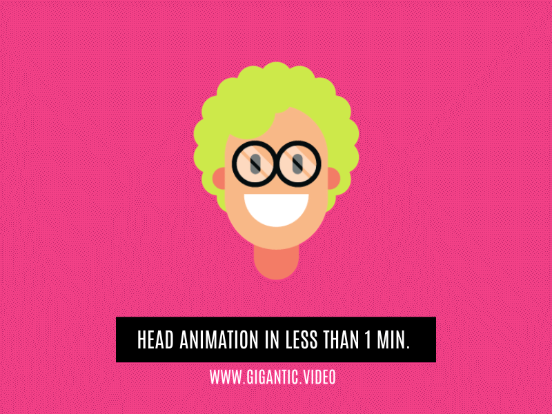Head animation in less than 1 min. ( SIMPLE TRICK )