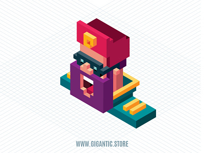 Isometric Character Illustration in Adobe Illustrator character character art character design character illustration character inspiration drawing flat design game design graphic design illustration isometric isometric art isometric design isometric illustration man person