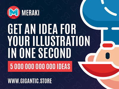Get inspiration and idea for your illustration art in one sec.