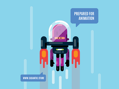 Flat Design Character in the Space animation art cartoon character character design characters design draw drawing flat flat design game design gigantic illustration illustrator man people person vector vector art
