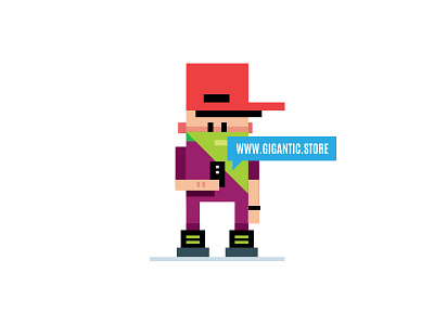 Digital Illustration: Flat Design Character art cartoon character character design flat flat design flat 2.0 flat 2d geometric flat art flat character flat design game design gigantic graphic art illustration illustrator person pixel art vector vector art