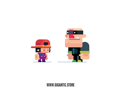 Flat Design Game Character in Adobe Illustrator cc 2019 cartoon character character design design drawing flat flat design game game animation game app game art game asset game design illustration illustrator man people person vector vector art