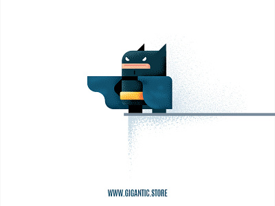 Flat Design Batman Illustration in Adobe Illustrator