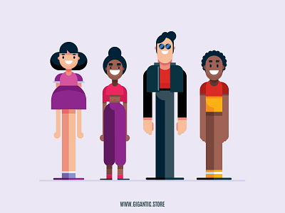 Flat Design Character Illustration in Adobe Illustrator cc 2019 branding character character design flat flat design game design illustration logo ui vector