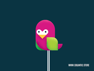 Flat Design Bird Character Illustration In Adobe Illustrator CC animation art cartoon character character design characters design draw drawing flat flat design game design gigantic illustration illustrator man people person vector vector art