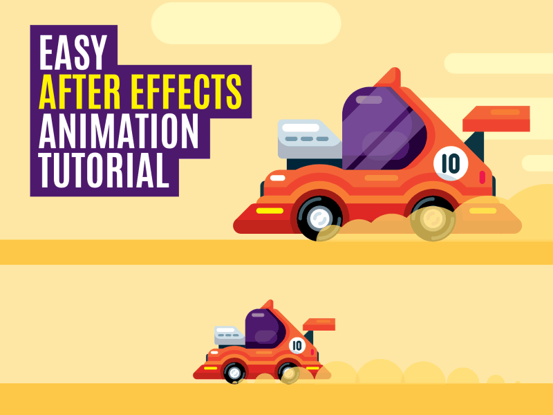 Simple Car Animation TUTORIAL in After Effects 2d animation 2d art 2danimation animated gif animation car cartoon design drawing flat flat design game design gigantic illustration motion design motion graphic motion graphics motiongraphics vector vector art