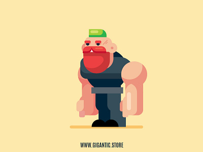 Flat Design Game Character Illustration In Adobe Illustrator CC