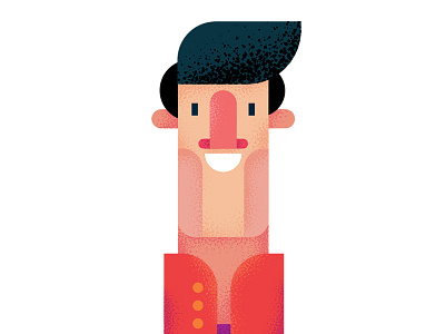 Flat Design Portrait Illustration